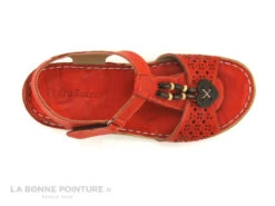 Pedro Torres 754 - Sandale Cuir Rouge - Chaussure Confort Femme -Les Bonnes Chaussures cd24607c73b9e66c561f35ea11d5d5ef 2831001 159353