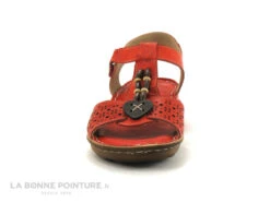 Pedro Torres 754 - Sandale Cuir Rouge - Chaussure Confort Femme -Les Bonnes Chaussures cd24607c73b9e66c561f35ea11d5d5ef 2831001 159354