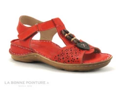 Pedro Torres 754 - Sandale Cuir Rouge - Chaussure Confort Femme -Les Bonnes Chaussures cd24607c73b9e66c561f35ea11d5d5ef 2831001 159357