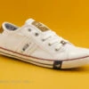 Mustang Shoes 1099-302-1 Blanc - Basket Toile -Les Bonnes Chaussures cd24607c73b9e66c561f35ea11d5d5ef 9516101 157380