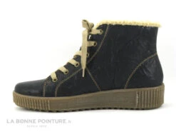 Remonte R7980-01 Noir Marron Beige - Basket Montante Femme -Les Bonnes Chaussures cd24607c73b9e66c561f35ea11d5d5ef a108601 175314