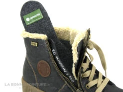 Remonte R7980-01 Noir Marron Beige - Basket Montante Femme -Les Bonnes Chaussures cd24607c73b9e66c561f35ea11d5d5ef a108601 175317