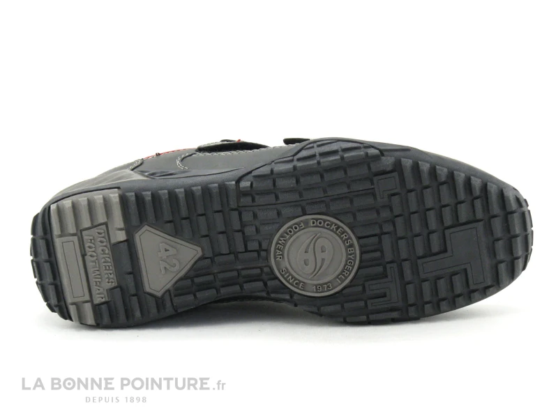 Dockers 44BN006-650120 - Basket Noir-gris Homme - 2 Velcros 9 Dockers 44BN006-650120 - Basket Noir-gris Homme - 2 Velcros – Image 7