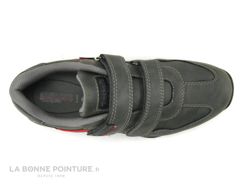 Dockers 44BN006-650120 - Basket Noir-gris Homme - 2 Velcros 8 Dockers 44BN006-650120 - Basket Noir-gris Homme - 2 Velcros – Image 6