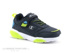 Champion WAVE B PS - Bleu Marine-Turquoise-Jaune - Basket LED GARCON -Les Bonnes Chaussures cd24607c73b9e66c561f35ea11d5d5ef img 0003.jpg 171566