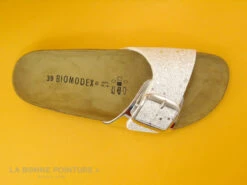 Biomodex 1854 Argent - Paillettes - Mule Plate - Bride Large -Les Bonnes Chaussures cd24607c73b9e66c561f35ea11d5d5ef img 0376.jpg 160485