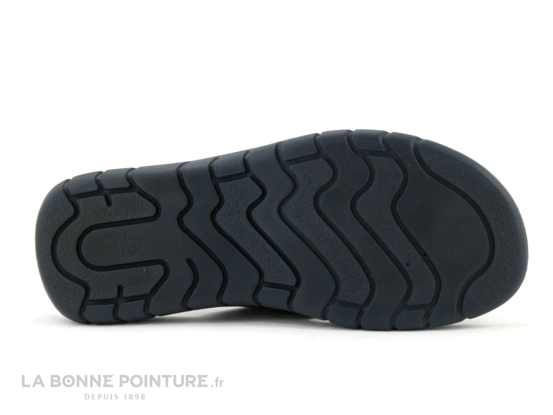 Inblu FO483R01 Bleu Marine - Coutures Rouges - Mule Homme 6 Inblu FO483R01 Bleu Marine - Coutures Rouges - Mule Homme – Image 4