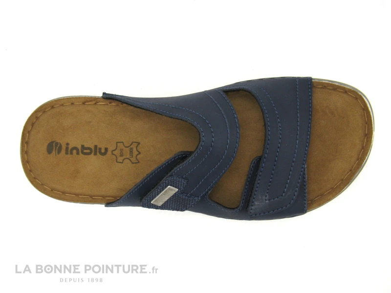 Inblu DT31RY01 Bleu Marine - Brides Velcro - Mule Homme 5 Inblu DT31RY01 Bleu Marine - Brides Velcro - Mule Homme – Image 3