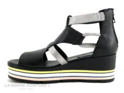 Martina Buraro 828004 Nero - Argento - Semelle Multicolore - Nu-pieds -Les Bonnes Chaussures cd24607c73b9e66c561f35ea11d5d5ef img 0698.jpg 129550