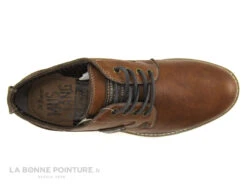 Mustang 4105 303 307 Cognac - Chaussure A Lacet Homme Marron Clair -Les Bonnes Chaussures cd24607c73b9e66c561f35ea11d5d5ef img 0718.jpg 172951