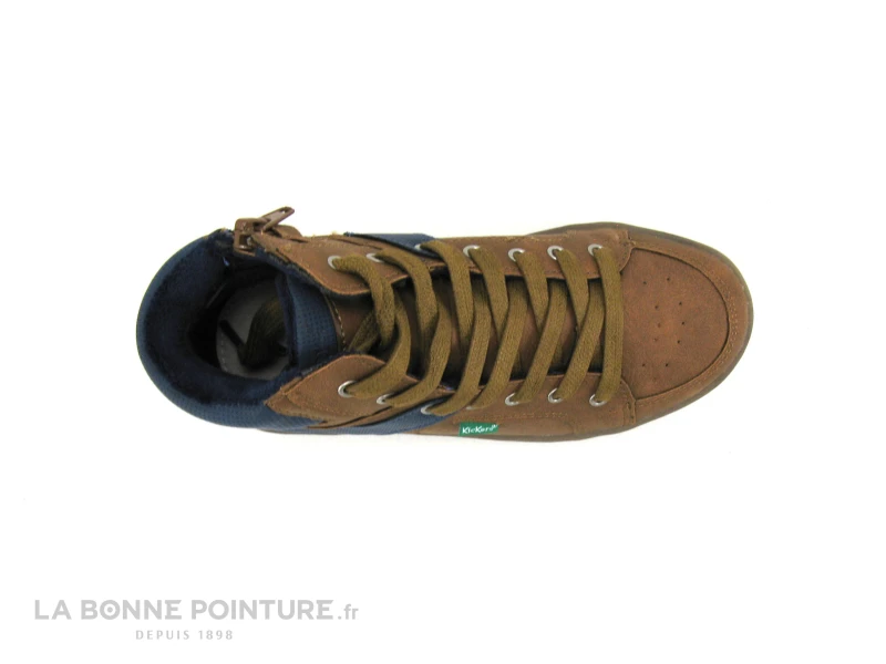 Kickers LOWELL Camel Bleu - 739354 - Chaussure Montante GARCON 7 Kickers LOWELL Camel Bleu - 739354 - Chaussure Montante GARCON – Image 6