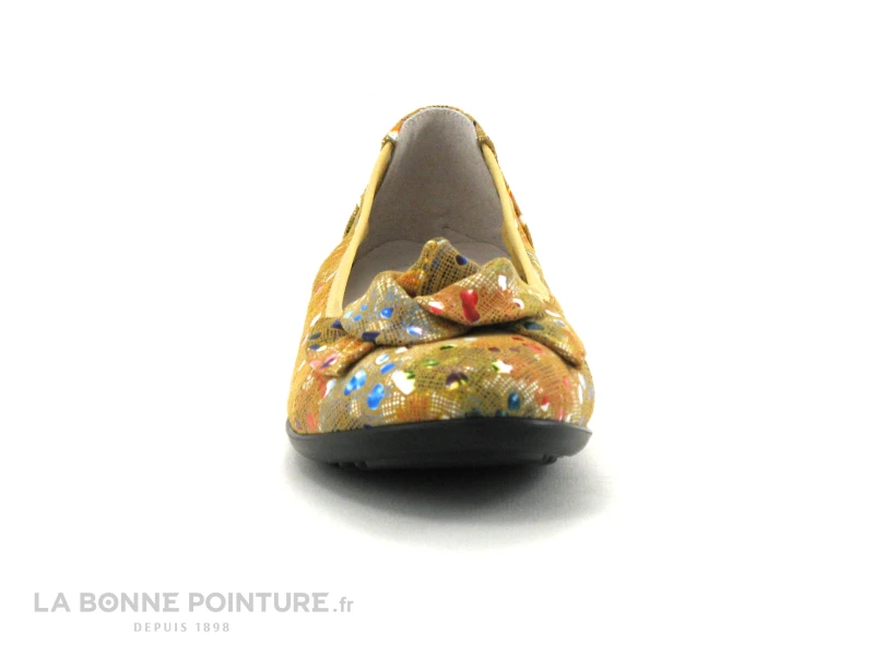 Inea ECLAT Fleuri Multicolore - Ballerine Jaune 4 Inea ECLAT Fleuri Multicolore - Ballerine Jaune – Image 2