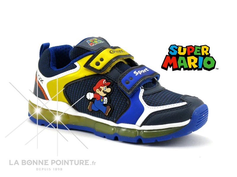 Geox SUPER-MARIO J1644A Android - Royal Yellow - Basket Basse Led 3 Geox SUPER-MARIO J1644A Android - Royal Yellow - Basket Basse Led