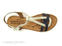 Bellamy TILOU Or Marine - Sandale Cuir Fille -Les Bonnes Chaussures cd24607c73b9e66c561f35ea11d5d5ef img 1455.jpg 148007