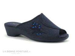 Semelflex SHEILA Marine - Pantoufle Mule Femme -Les Bonnes Chaussures cd24607c73b9e66c561f35ea11d5d5ef img 1478.jpg 146595