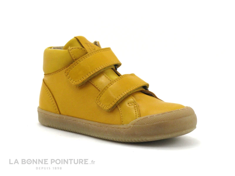 Telyoh Y00732-2905 Yellow - Boots Enfant Cuir Jaune - 2 Scratches 3 Telyoh Y00732-2905 Yellow - Boots Enfant Cuir Jaune - 2 Scratches