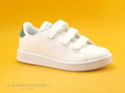 Adidas ADVANTAGE C EF0223 Blanc Vert - Basket Velcro Enfant -Les Bonnes Chaussures cd24607c73b9e66c561f35ea11d5d5ef img 1793.jpg 144750