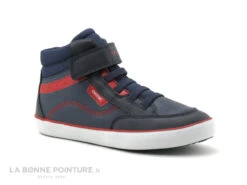 Geox J165CB GISLI Navy Red - Basket Montante GARCON