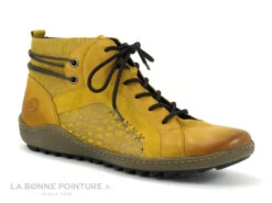 Remonte R1499-68 Jaune - Chaussure Montante Femme