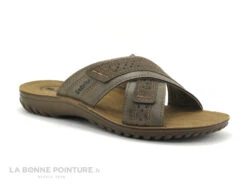 Inblu CONDOVI FNA54F01 Marron - Brides Croisees - Mule Homme