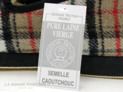 Semelflex CALOMUST Beige Ecossais - Charentaise Homme Interieur Laine -Les Bonnes Chaussures cd24607c73b9e66c561f35ea11d5d5ef img 2282.jpg 162695