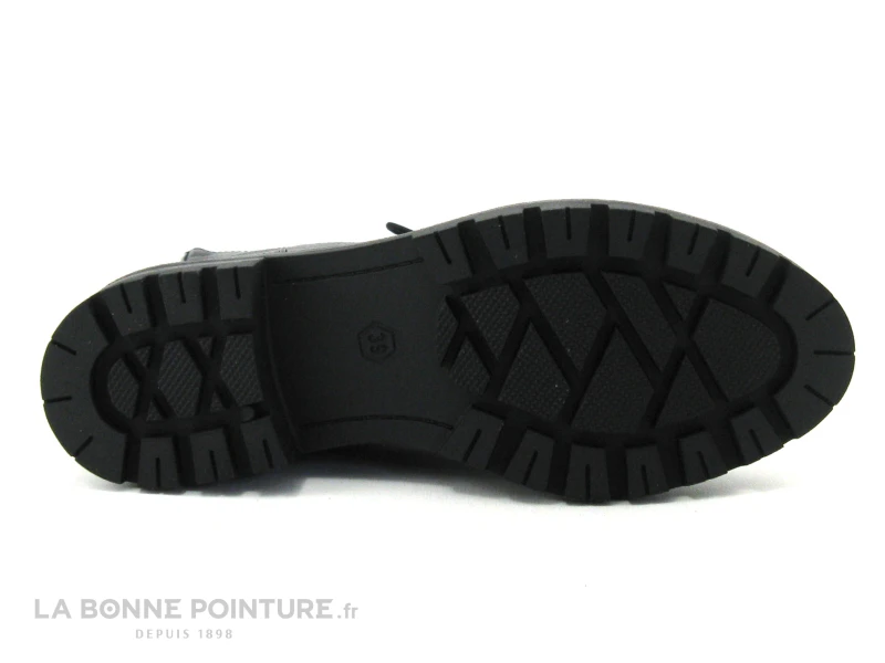 Marco Tozzi 2-25212-29 Black - Bottine Noire Avec Lacet Et Zip 9 Marco Tozzi 2-25212-29 Black - Bottine Noire Avec Lacet Et Zip – Image 7