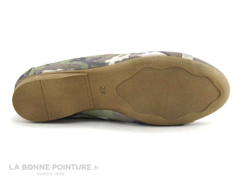 INEA Isabeau Camouflage Kaki Marron - Ballerine 9 INEA Isabeau Camouflage Kaki Marron - Ballerine – Image 7
