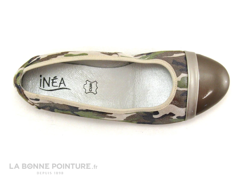 INEA Isabeau Camouflage Kaki Marron - Ballerine 8 INEA Isabeau Camouflage Kaki Marron - Ballerine – Image 6