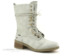 Mustang 1402 501 203 Glace - Bottine Blanche Femme -Les Bonnes Chaussures cd24607c73b9e66c561f35ea11d5d5ef img 3316.jpg 175747