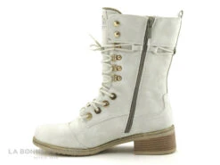 Mustang 1402 501 203 Glace - Bottine Blanche Femme -Les Bonnes Chaussures cd24607c73b9e66c561f35ea11d5d5ef img 3318.jpg 175748