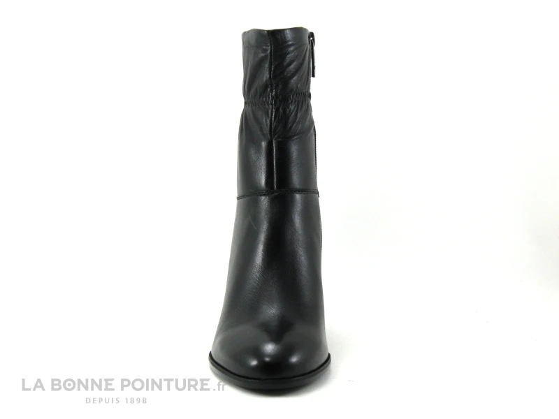 Tamaris 1-25368-27 Black Leather - Bottine à Talon Haut Cuir Noir 4 Tamaris 1-25368-27 Black Leather - Bottine à Talon Haut Cuir Noir – Image 2