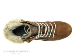 Mustang 1349 504 301 Marronnier - Basket Avec Col Fourrure Femme -Les Bonnes Chaussures cd24607c73b9e66c561f35ea11d5d5ef img 3394.jpg 175653