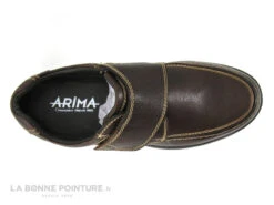 Arima OSVALD Coffee - Chaussure Homme Cuir Marron - Bride Velcro 14 Arima OSVALD Coffee - Chaussure Homme Cuir Marron - Bride Velcro -Les Bonnes Chaussures cd24607c73b9e66c561f35ea11d5d5ef img 3719.jpg 164470