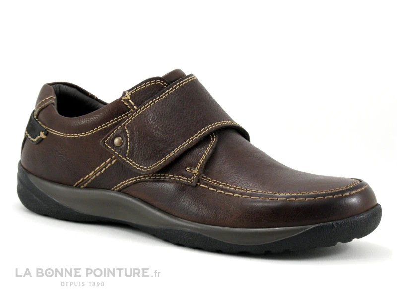Arima OSVALD Coffee - Chaussure Homme Cuir Marron - Bride Velcro 3 Arima OSVALD Coffee - Chaussure Homme Cuir Marron - Bride Velcro