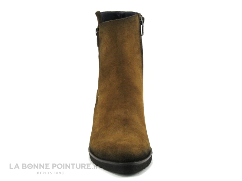 Dorking THAIS D8896 Calf Crusca - 2 Zips - Boots Marron Talon Haut 4 Dorking THAIS D8896 Calf Crusca - 2 Zips - Boots Marron Talon Haut – Image 2