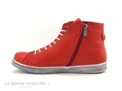 Andrea Conti 0341500 Salsa - Basket Montante Cuir Rouge Vif -Les Bonnes Chaussures cd24607c73b9e66c561f35ea11d5d5ef img 3928.jpg 152014