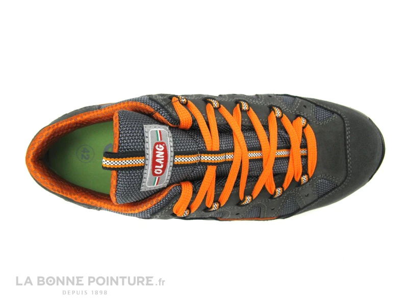 Olang ZENITH Tex - Gris Orange - Chaussure Randonnee Homme 9 Olang ZENITH Tex - Gris Orange - Chaussure Randonnee Homme – Image 7