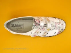 Suave LONDON 8017PT Spring White - Chaussure à Scratches Blanche Et Fleurie -Les Bonnes Chaussures cd24607c73b9e66c561f35ea11d5d5ef img 4232.jpg 176658