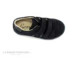 Bopy SIJAMAVEL - Bleu Marine - Argent - Basket Velcro Fille -Les Bonnes Chaussures cd24607c73b9e66c561f35ea11d5d5ef img 4584.jpg 122707