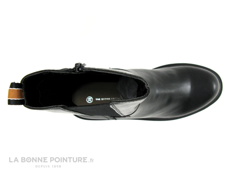The Divine Factory QL4717 Noir - Bottine Noire - Ruban Camel 8 The Divine Factory QL4717 Noir - Bottine Noire - Ruban Camel – Image 6