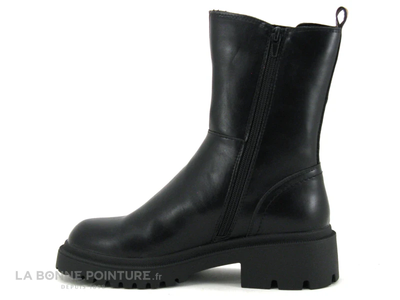 The Divine Factory QL4717 Noir - Bottine Noire - Ruban Camel 5 The Divine Factory QL4717 Noir - Bottine Noire - Ruban Camel – Image 3