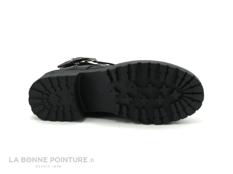 Happy Bee B850860 Black - Boots Fille Noire - Semelle Epaisse Et Crantee 6 Happy Bee B850860 Black - Boots Fille Noire - Semelle Epaisse Et Crantee – Image 4