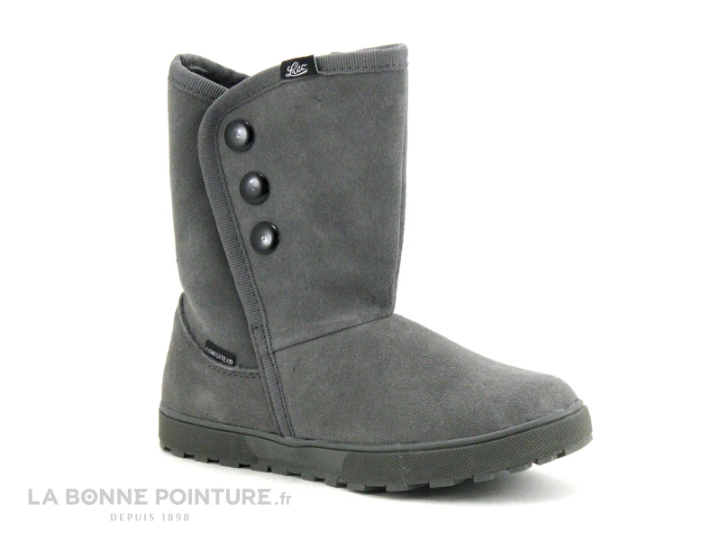 Lico Amalia 710171 Gris - Bottine Fourree - Cuir Velours Gris 3 Lico Amalia 710171 Gris - Bottine Fourree - Cuir Velours Gris