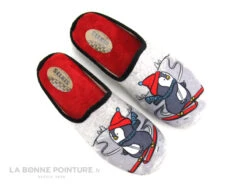 Selkis 22332 Gris - Pingouin A Skis - Pangoufle Mule Femme -Les Bonnes Chaussures cd24607c73b9e66c561f35ea11d5d5ef img 5248.jpg 178071