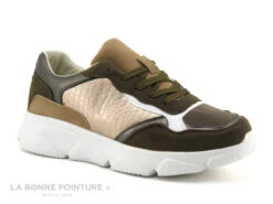 DT New York B844940 Kaki - Bronze - Taupe - Sneakers Femme -Les Bonnes Chaussures cd24607c73b9e66c561f35ea11d5d5ef img 5410.jpg 178572