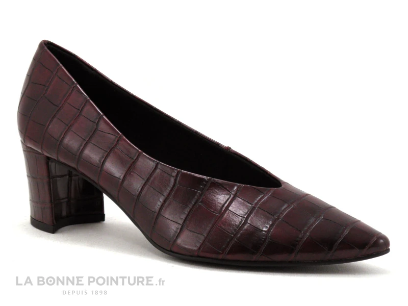Marco Tozzi 2-22430-35 Bordeaux Croco - Escarpin Pointu 3 Marco Tozzi 2-22430-35 Bordeaux Croco - Escarpin Pointu