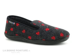 Airplum ZOMEO Anthracite - Coeurs Rouges - Charentaise Femme -Les Bonnes Chaussures cd24607c73b9e66c561f35ea11d5d5ef img 5558.jpg 178357