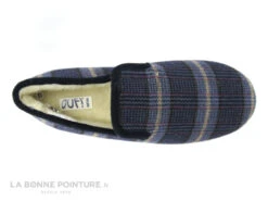 Ouf SOUFFLE Marine Carreaux - Charentaise Homme Fourree -Les Bonnes Chaussures cd24607c73b9e66c561f35ea11d5d5ef img 5841.jpg 154586