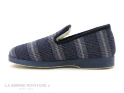 Ouf SOUFFLE Marine Carreaux - Charentaise Homme Fourree -Les Bonnes Chaussures cd24607c73b9e66c561f35ea11d5d5ef img 5843.jpg 154588