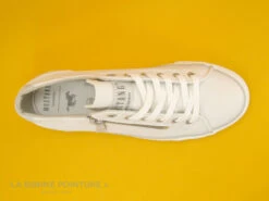Mustang 1272-308-1 Weiss - Basket Blanche Zip Et Lacet -Les Bonnes Chaussures cd24607c73b9e66c561f35ea11d5d5ef img 5937.jpg 179129